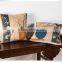 Chinese style patchwork photo 3D digital printed cushion cover, pillow case