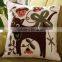 100%cotton canvas towel embroidered decorative cushion covers, sofa covers