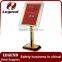 Freestanding Metal display board With Metal Base Sign Frame