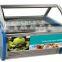 Italian ice cream showcase/Popsicle display freezer have different Size