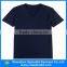 customized balck blue men sexy fitting V-Neck t-shirt