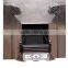 cast iron free standing fireplace