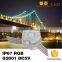 Waterproof LED 20mm addressable programmable full color rgb led pixel light