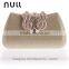 China Manufacture Rhinestone Hard Box Clutch Purse For Wedding