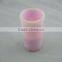 3"*6" England pattern carved flameless pillar led candle