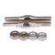 2pcs Silver M4 4mm Thread Length 38.5mm #45 Steel Tie Rod Pull-Push Rod For RC Hobby Model Car Buggy Truck Upgrade Part