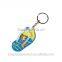 2016 Custom Promotional Soft Pvc Rubber Keychains for Girls