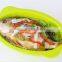 Factory price oval shape silicone kids meal box for wholesales