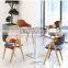 Retro Antique Metal with PU leather Cushion Accent Chair
