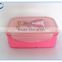 2015 hot sale lunch box custom plastic lunch box bento lunch box korean lunch box