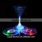 Hot sale transparent led bottle mats customized design light up led drink coaster