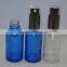 Free Samples 30ml Blue Glass Spray Bottle for Perfume Wholesale