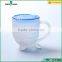 250ml Frosted Drinking Glass Cups With Handle