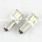 auto parts error free 5SMD 5050 ba9s led auto lamp super white led lamp bulb for bmw