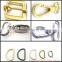 Metal hook& belt buckle for denim dungarees and shoes accessories