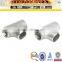 SS304/316L Stainless Steel 4" Inch Tee Pipe Fittings