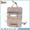 Car Interior Canvas Organizer Bag for Stuff in Seat Gold/Grey