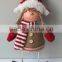 wholesale cute plush toy with plastic face and Iron bench legs can rock dolls