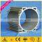 Round heat sink, high power aluminum pipe heat sink for LED high bay light, heat pipe heat sink