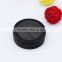 Round compact powder case cosmetic use