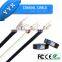 yueyangxing Rgseries RG59 copper al foil braid coaxial cable PE PVC