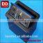 Aluminum Brushed Hydraulic Tabletop Pop Up Power Socket Box with Bottom Interface Connection for Office Electrical Plugs