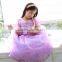 2015 wholesale purple Sofia Princess dress boutique shop latest design cheaper children girls party wear dress