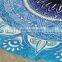2016 Hotsale Chiffon Gypsy Customize Color Round Beach Tablecloth Blanket