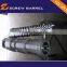 65/132 55/110 80/156 bimetallic conical twin screw and barrel for extruder machine
