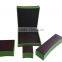 luxury plastic paper jewelry gift box square shape with radian custom logo