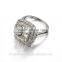 latest simple aaaaa cubic zirconia gold ring design