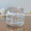 Mini size glass candle container glass type for sale