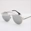 Oval metal dazzling colors Sunglasses