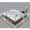 latest design cosmetic showcase makeup kiosk perfume kiosk