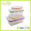 Hot Selling Leakproof Collapsible Silicone Lunch Box for Kids Set Of 4 Pieces