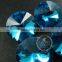 14mm blue glass round satellite sharp cabochon for DIY earrings,rings supplies 4110099