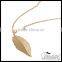 Chameleon Stainless Steel Leaves Necklace Jewelry for Women