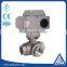 304 316L/R electric female three way ball valve