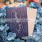 Purple Birthday Wish greeting card printing Wish you a happy birthday!!