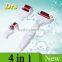 New products mirconneedle derma roller 4 in factory direct wholesale 300/720/1200 needles with replaceable roller