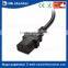 high quality 6ft USA standard AC black heavy duty computer power cable computer monitor power cord(NEMA 5-15P Plug to IEC C13)