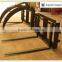 Heavy fork for farm tractor with front end loader