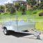 2016 CE Approved Hot Dipped Galvanized Box Trailer With Mesh Cage