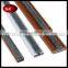 European type Hard PVC shell Fireproof intumescent door seal with brush or without brush with/without adhesive