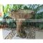 Eco-friendly log bird bath wooden bird feeder for sale