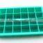Popular item in summer wholesale silicone ice cube tray 24 grid