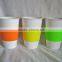 Heat resisting and durable silicone tea cup sets