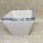 China Manufacturer stocked White Porcelain square ceramic dish