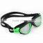 2016 New Panoramic Silicone Adult Swimming Goggles With Silver Mirrored Lens (MM-7200)