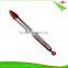 ZY-H2020 14-inch Silicone Kitchen Cooking Salad Serving BBQ Tongs Stainless Steel Handle Food tong